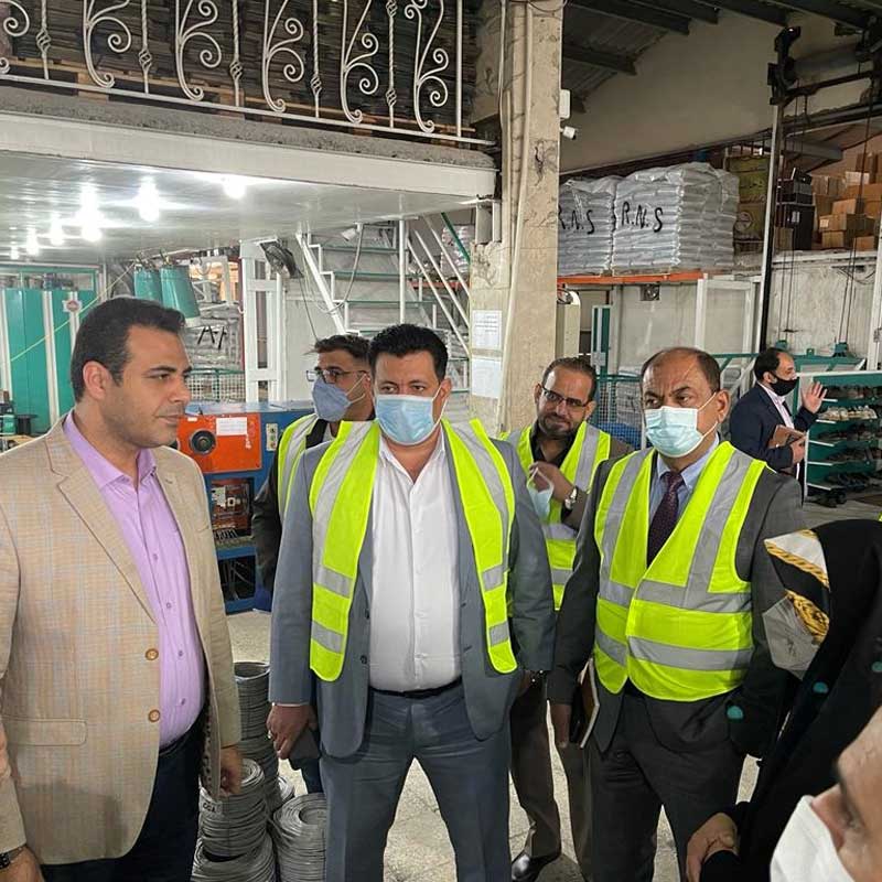 بازدید هیئت بازرگانان عراقی از بافه سیم گلستان